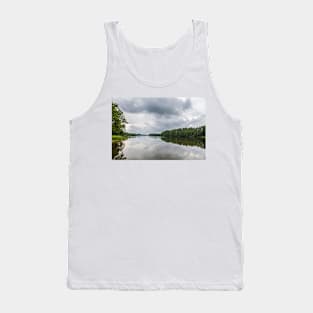 Cloudy sky over calm lake Tank Top